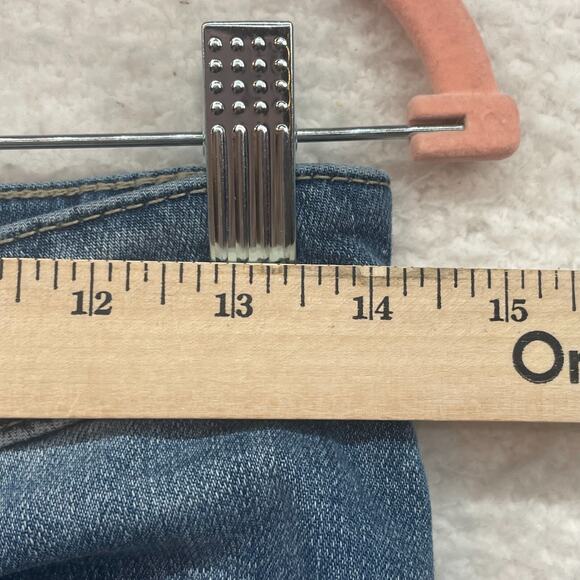 Kut From The Kloth Jeans Womens 4 Blue Elizabeth Crop Straight Mid Rise Denim 28 - Picture 12 of 15